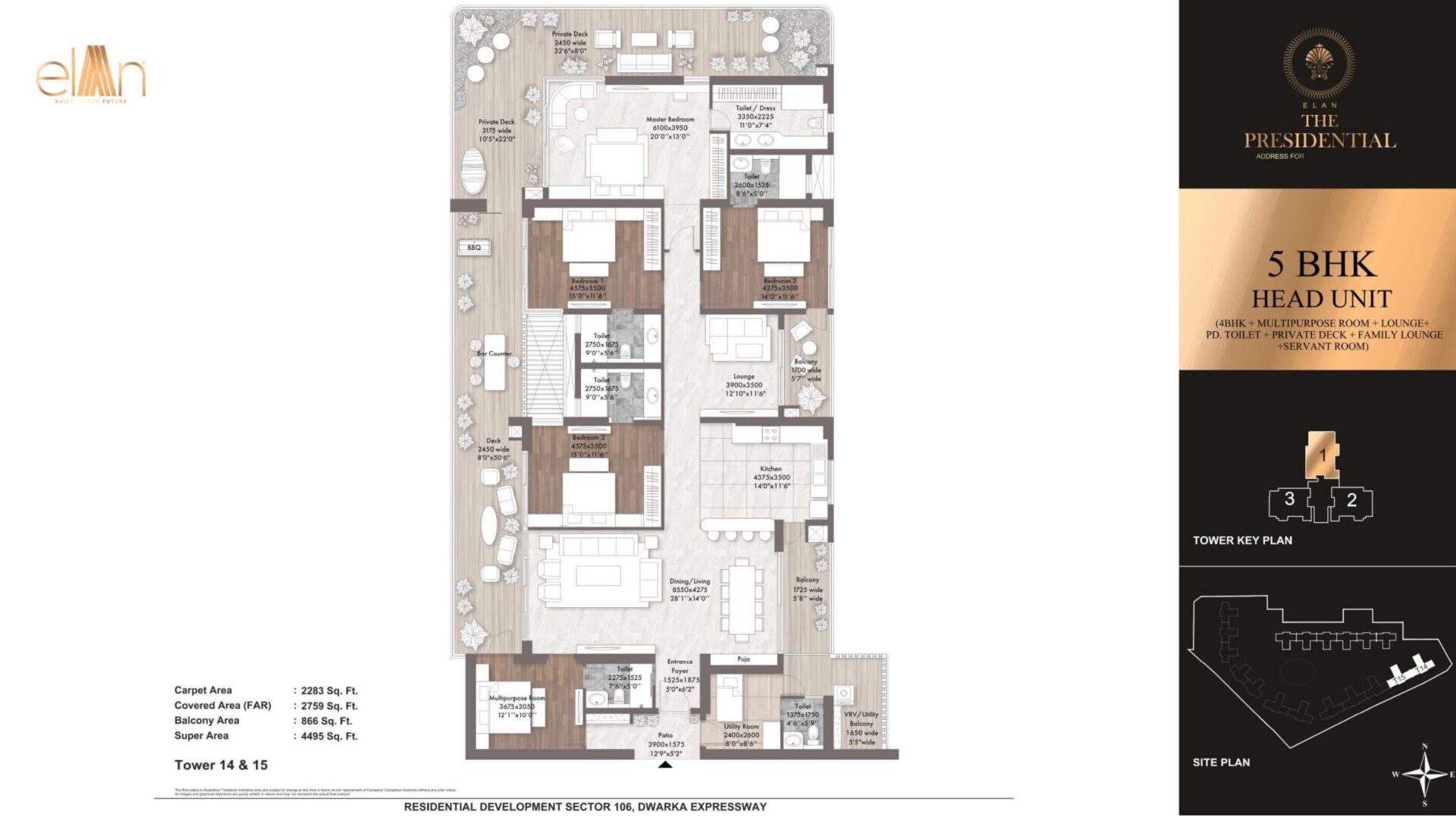 Elan the Presidential Floor Plan